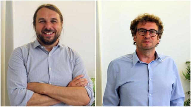 Xan Xove y José Manuel Sande, candidatos de Marea y Por Coruña.