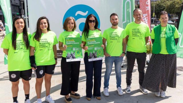 Presentación de la andaina solidaria contra el cáncer.