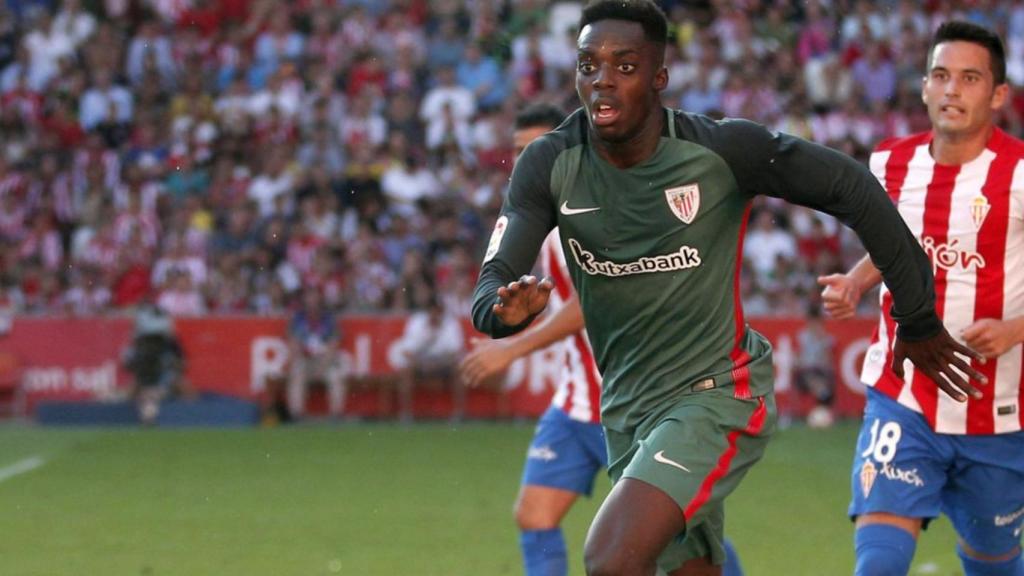 Iñaki Williams, en El Molinón en 2016