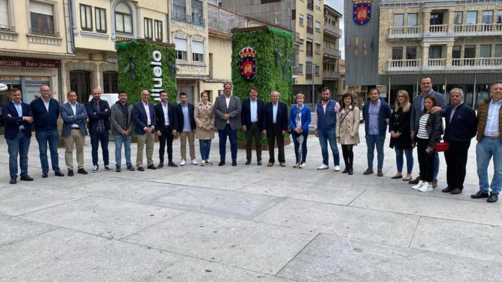 El PP de Guijuelo junto a Fernández Mañueco