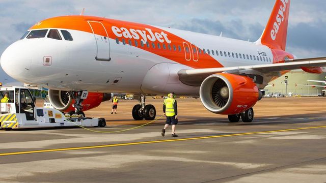 Imagen de archivo de un avión de EasyJet.