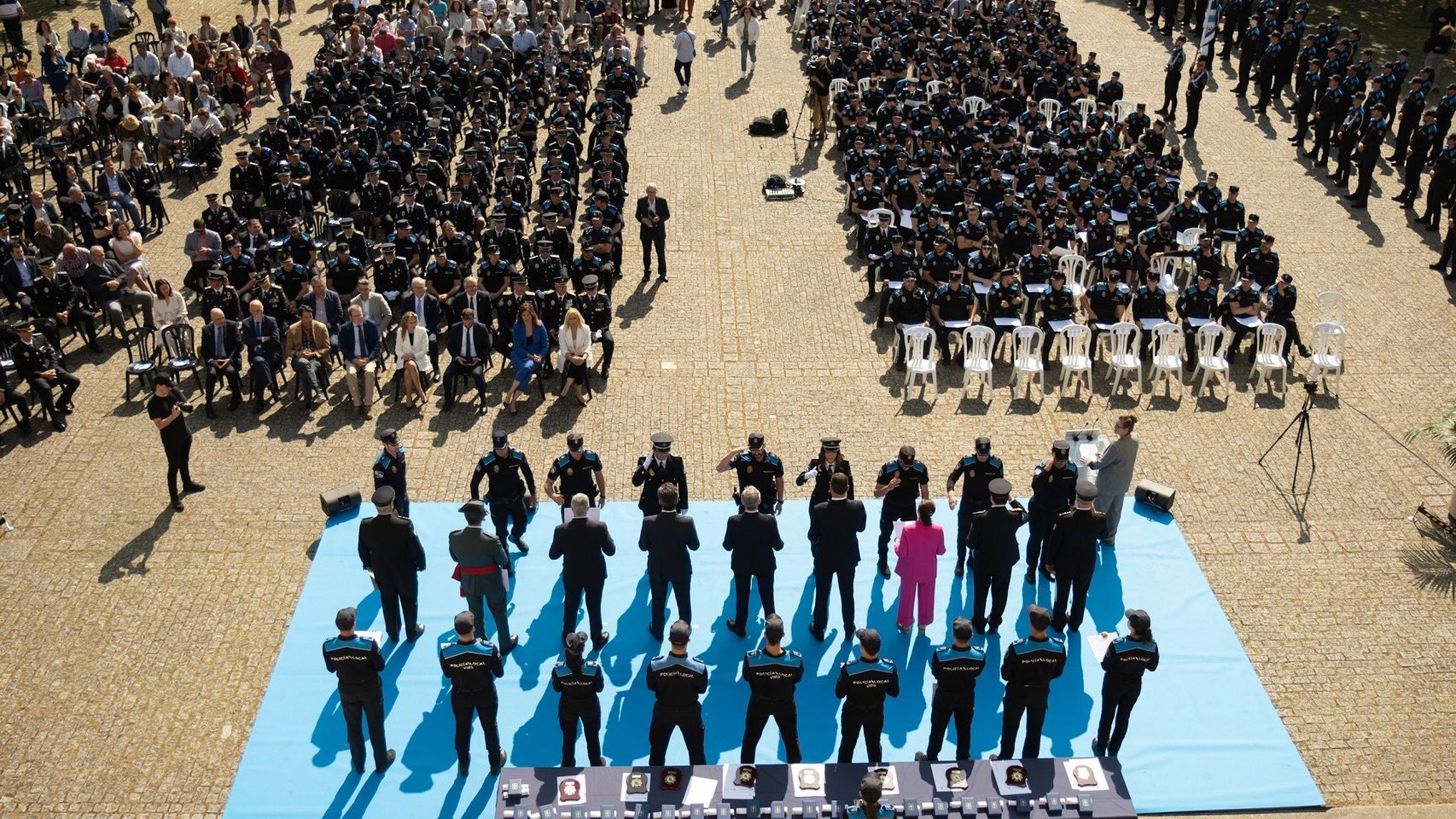 Acto de entrega de diplomas y medallas de la Academia Galega de Seguridad.
