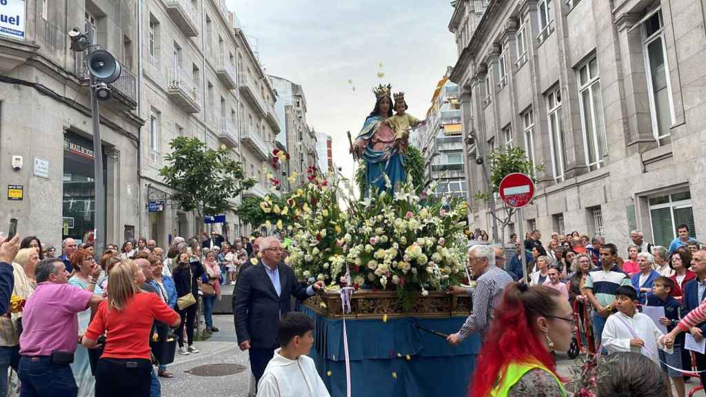 Procesión del año pasado de María Auxiliadora en Vigo