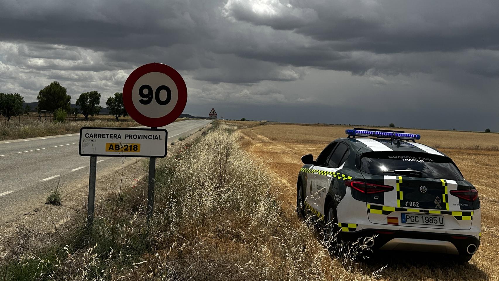 Imagen del suceso facilitada por la Guardia Civil de Tráfico