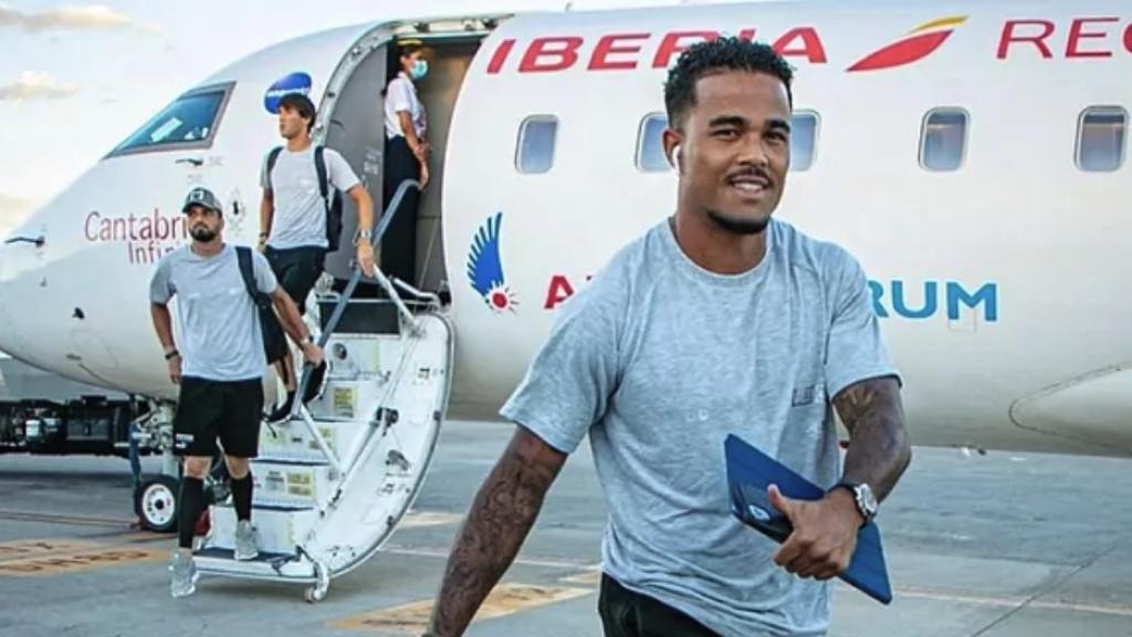 Justin Kluivert, durante un viaje del Valencia