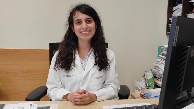 Natalia Pérez, residente de Familia de tercer año en el Área Sanitaria de Lugo, A Mariña y Monforte de Lemos