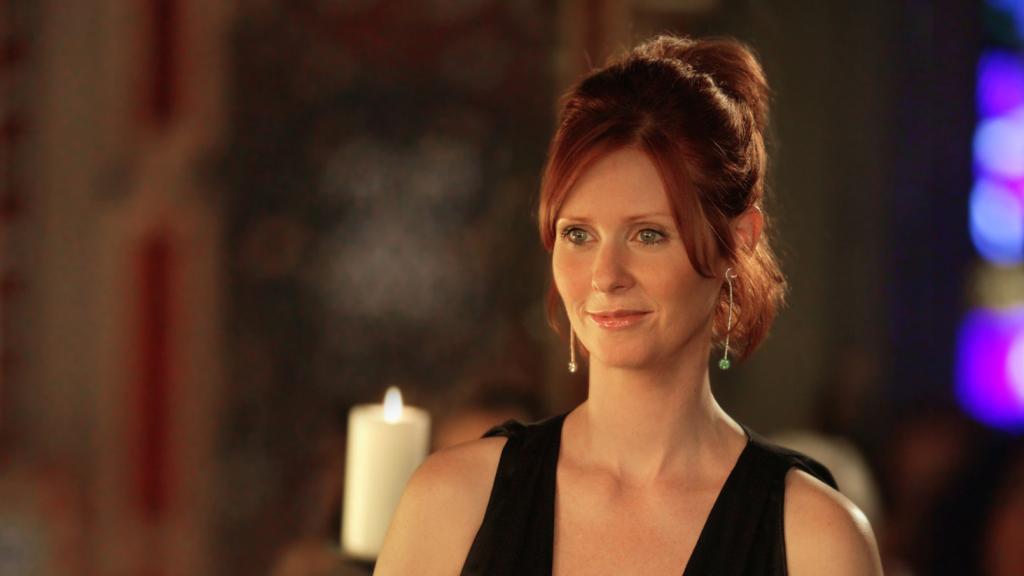 Cynthia Nixon en el papel de Miranda Hobbes