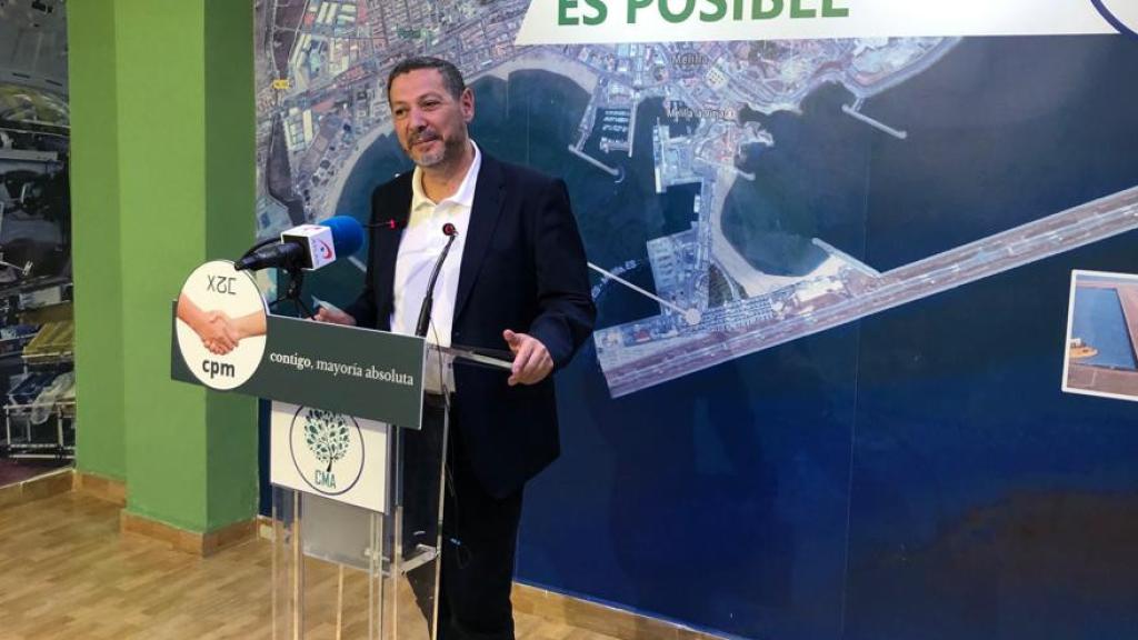 Aberchán durante su intervención pública este jueves en Melilla.