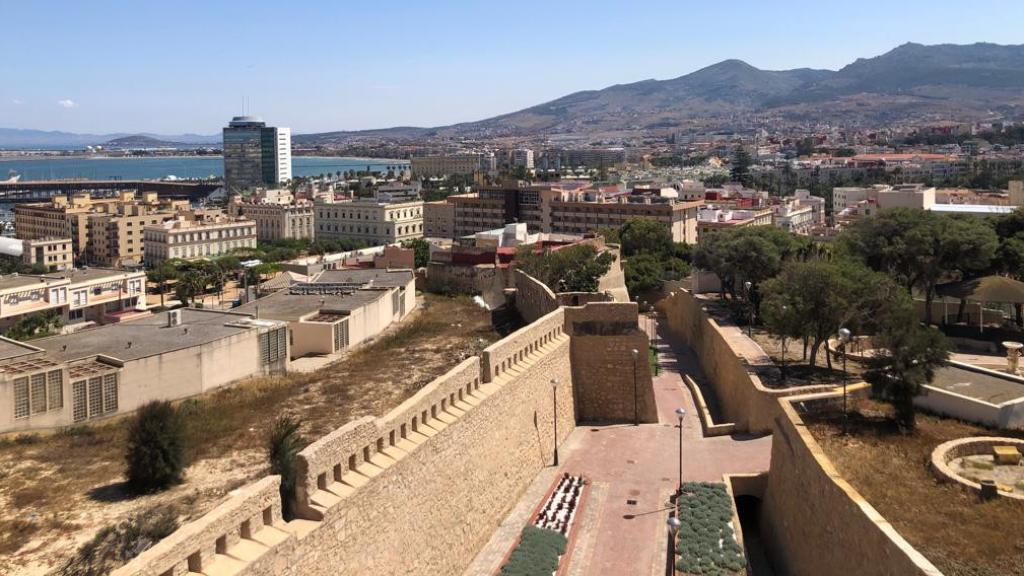 Una vista general de Melilla.