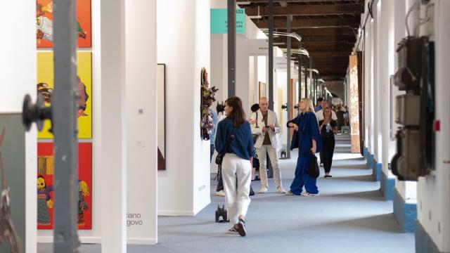 Fotografía de ambiente en la edición de 2022 de ARCOLisboa. Foto: ARCO