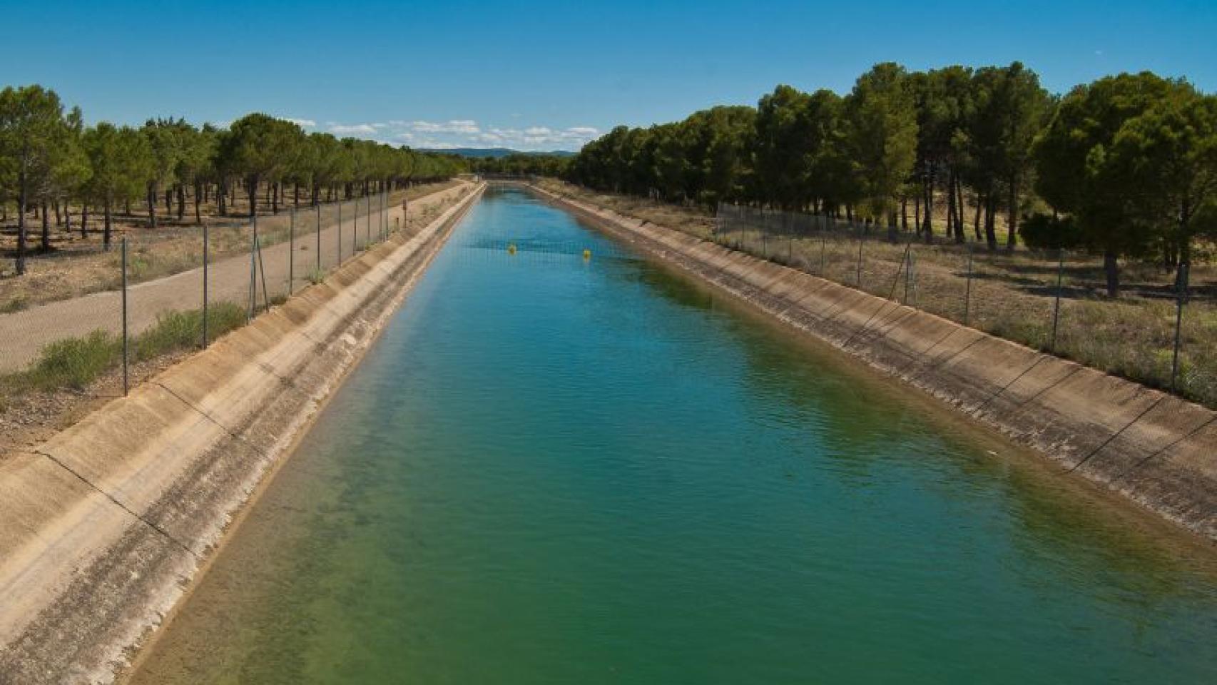 Imagen del trasvase Tajo-Segura.