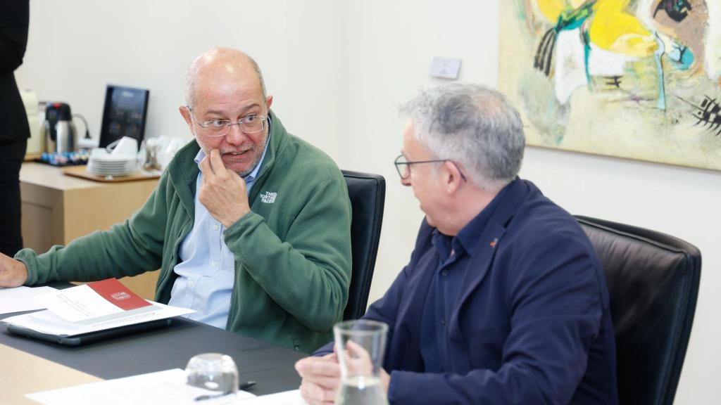 El procurador de Ciudadanos, Francisco Igea, durante la Junta de Portavoces de este jueves.