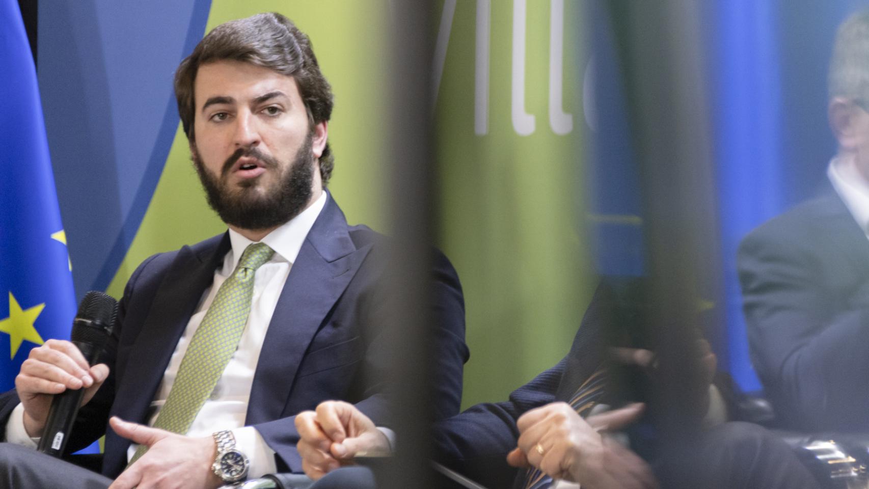 El vicepresidente de la Junta, Juan García-Gallardo, en Bruselas.