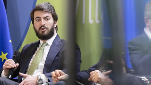 El vicepresidente de la Junta, Juan García-Gallardo, en Bruselas.
