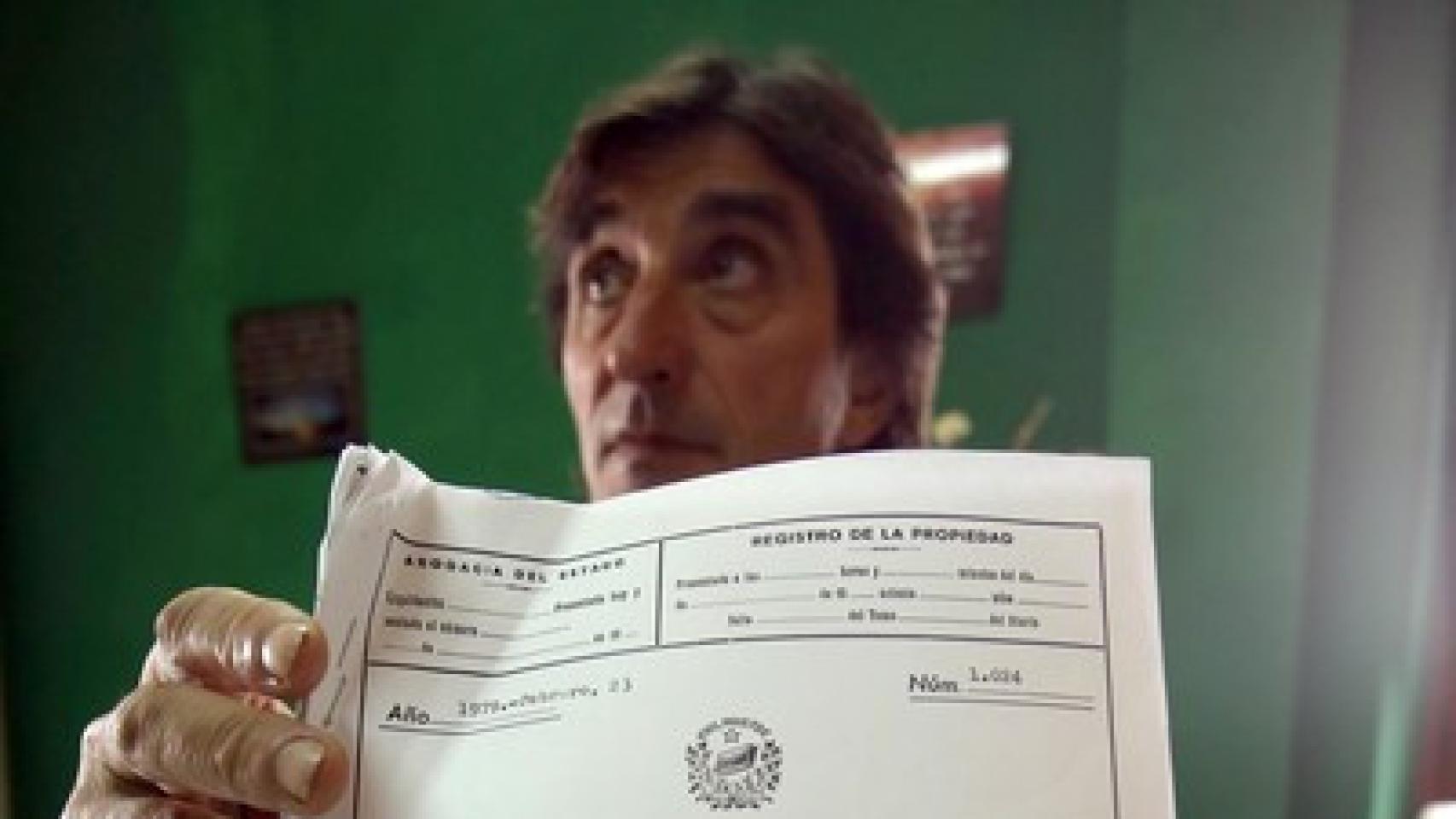 El alcalde de Moraleja de Sayago, Ángel Villamor, en 2016