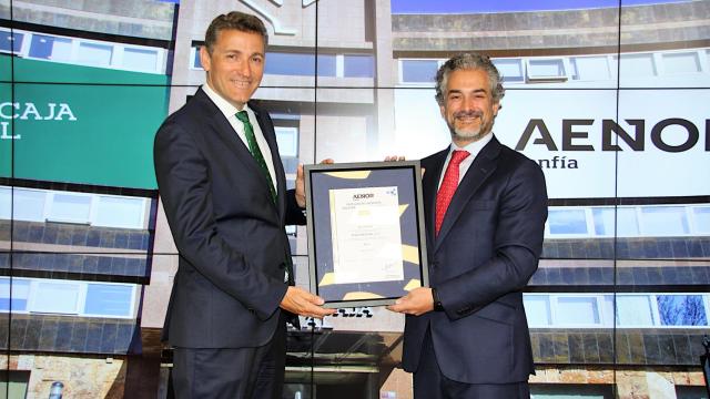 Eurocaja Rural, la primera caja que recibe la certificación de Buen Gobierno de AENOR