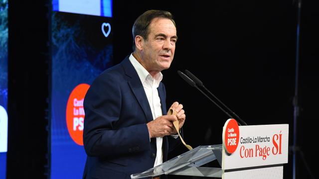 El expresidente José Bono en Albacete. Foto: PSOE CLM.