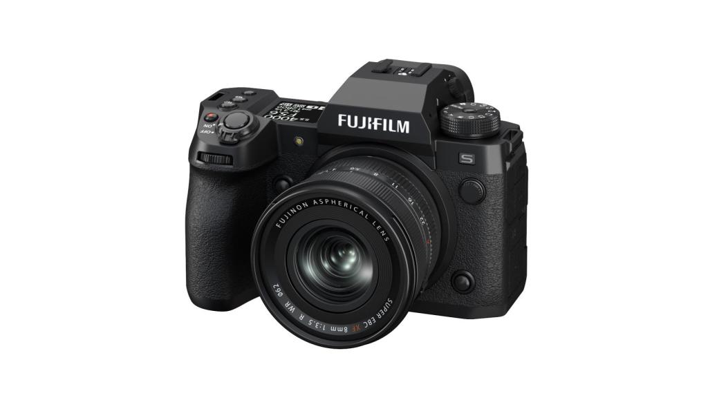 Objetivo XF8mm concámara X-H2S