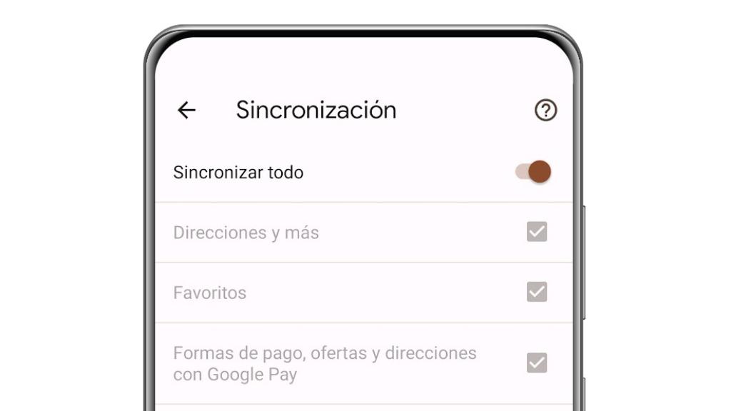 Sincronización en Google Chrome