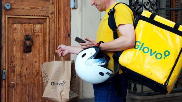 Repartidor de Glovo.