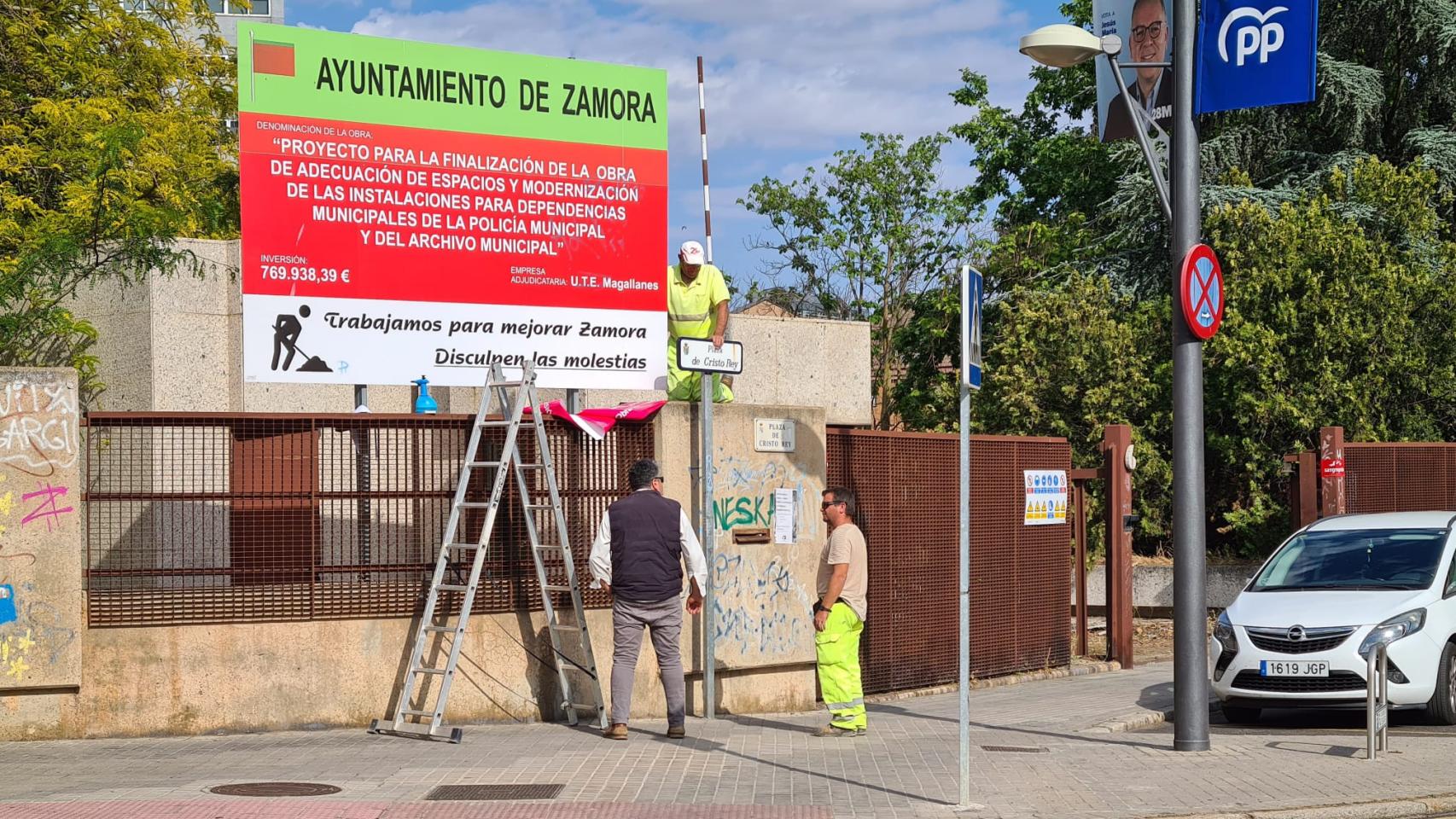 Inicio de las obras del Banco de España