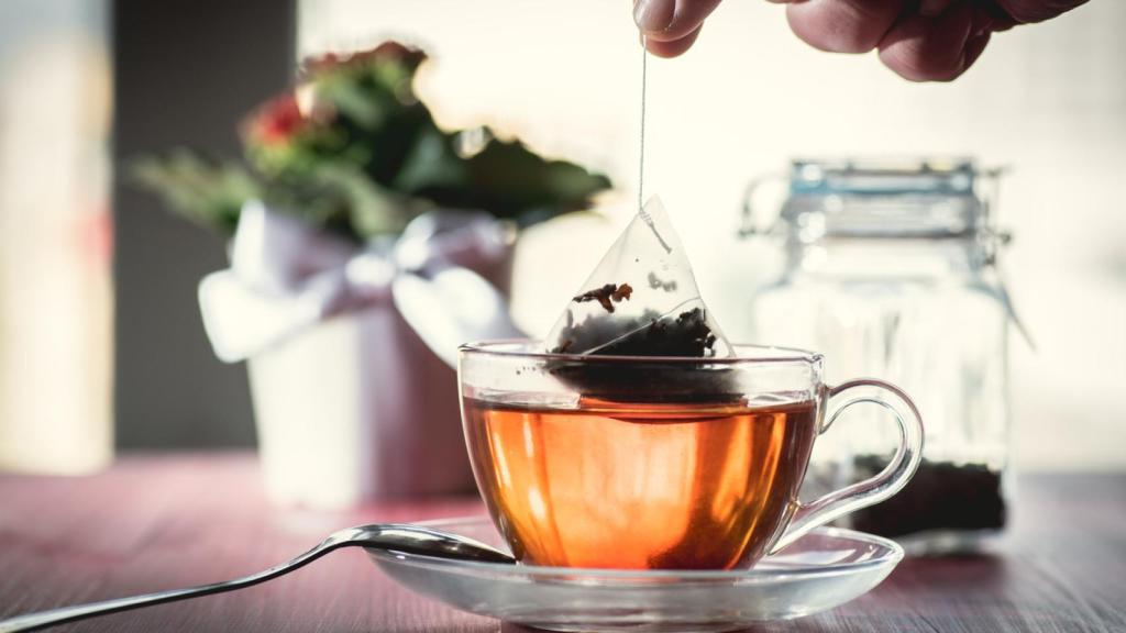 Imagen de archivo de una bolsita de té.