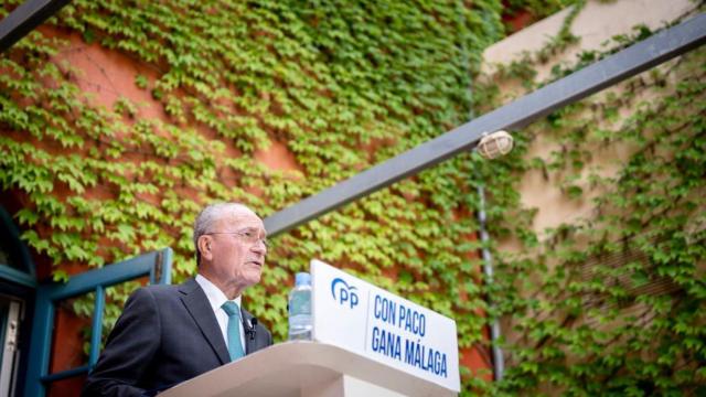 Francisco de la Torre, durante un acto de campaña este viernes.
