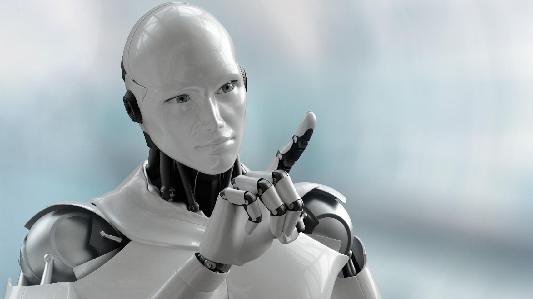 Un robot con IA.