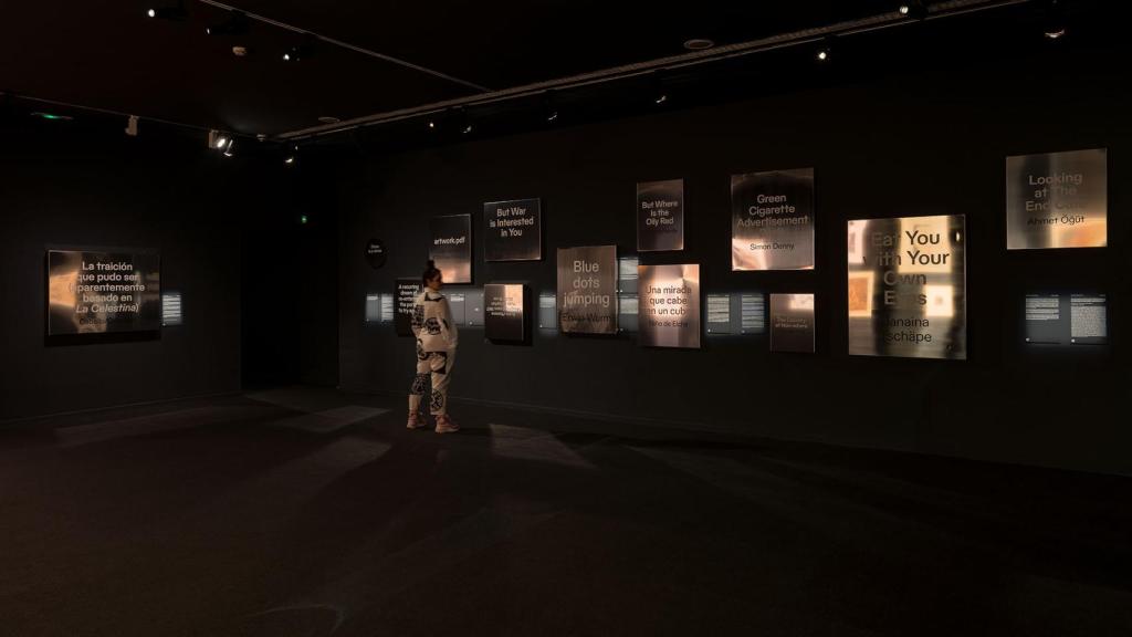 Montaje con los títulos ideados por los artistas para las obras de Picasso
