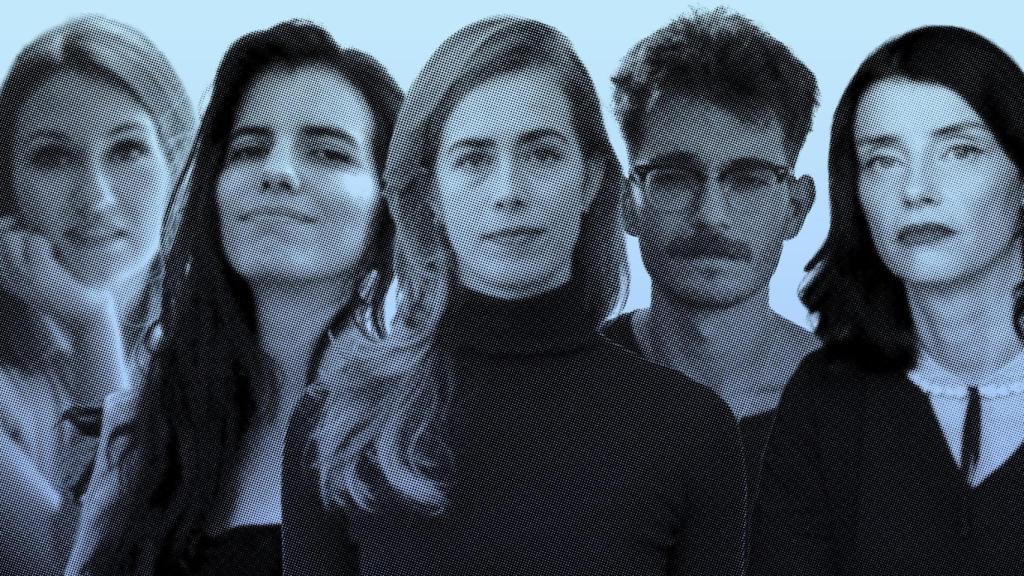 Bibiana Collado, Anna Pazos, Greta García, Luis Díaz y Mar García Puig.