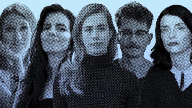 Bibiana Collado, Anna Pazos, Greta García, Luis Díaz y Mar García Puig.