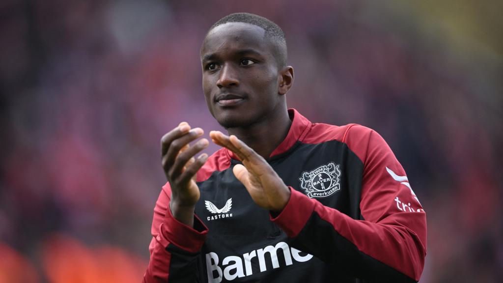 Moussa Diaby, con el Bayer Leverkusen