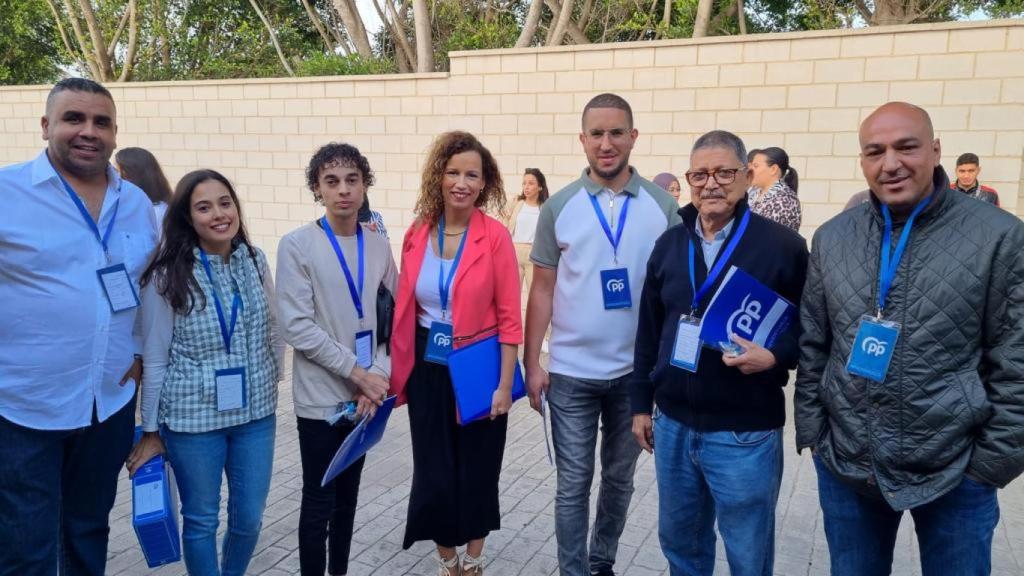 Interventores y apoderados del PP, casi todos musulmanes, este pasado domimgo.