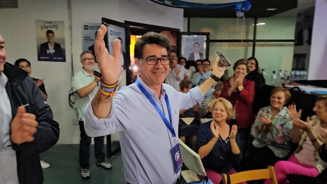 Pachi Pascual, al conocer los resultados en las elecciones municipales.