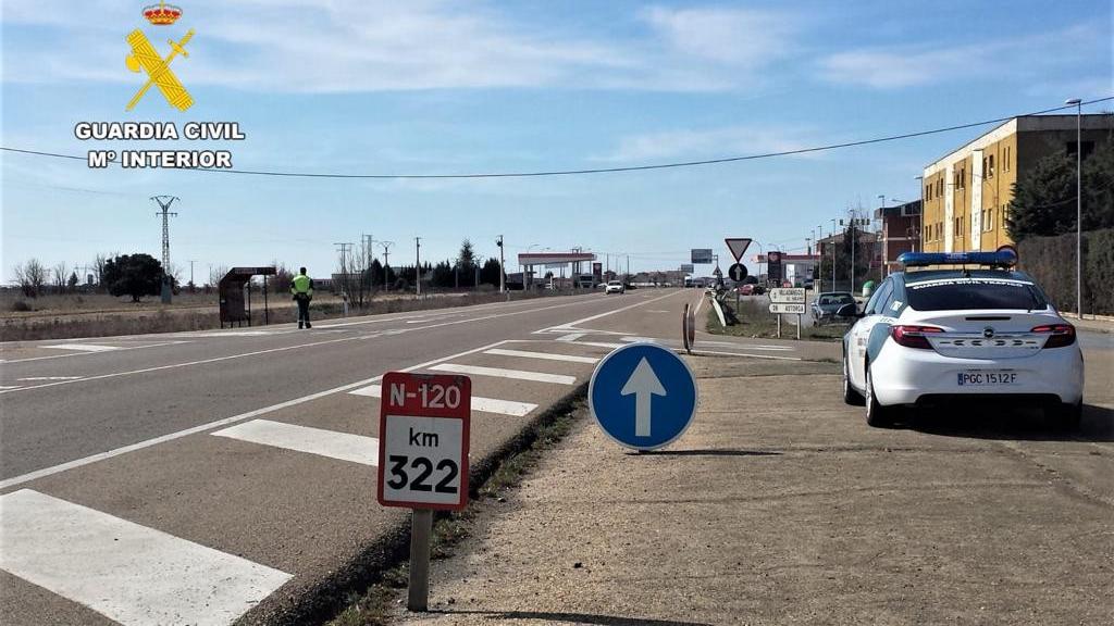 Punto exacto donde los motoristas fueron identificados por el Guardia Civil fuera de servicio