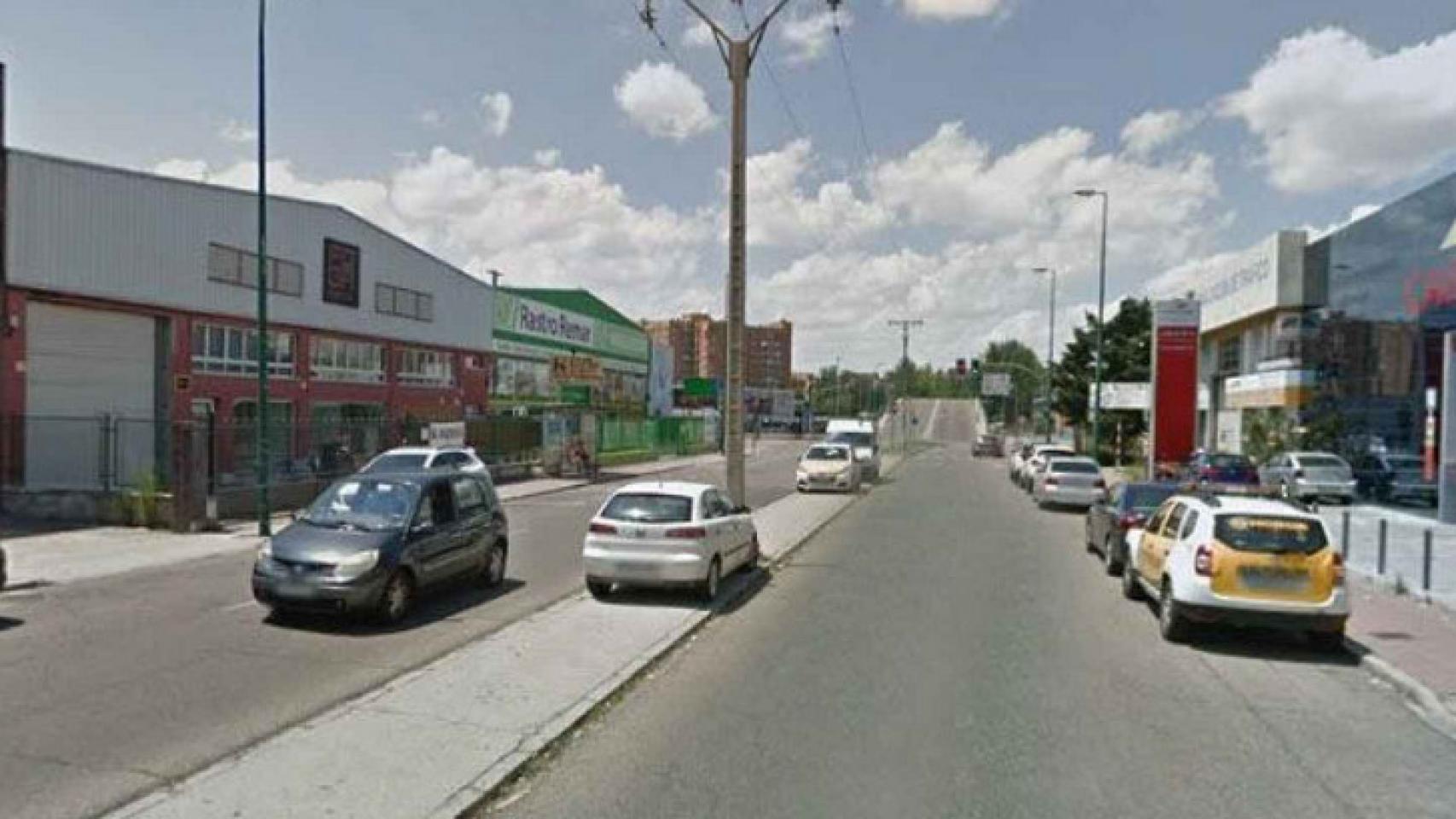 Calle Daniel del Olmo en Argales