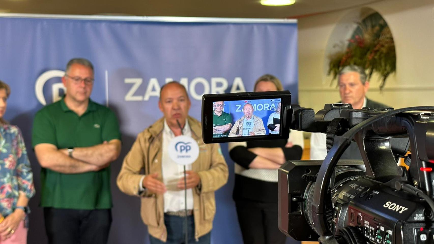 José María Barrios en la noche electoral