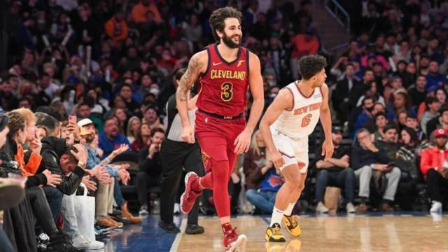Ricky Rubio, en un partido con los Cleveland Cavaliers.