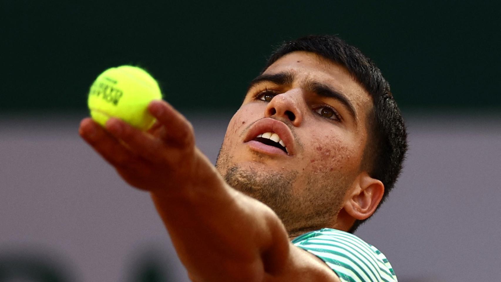 Carlos Alcaraz, en Roland Garros 2023