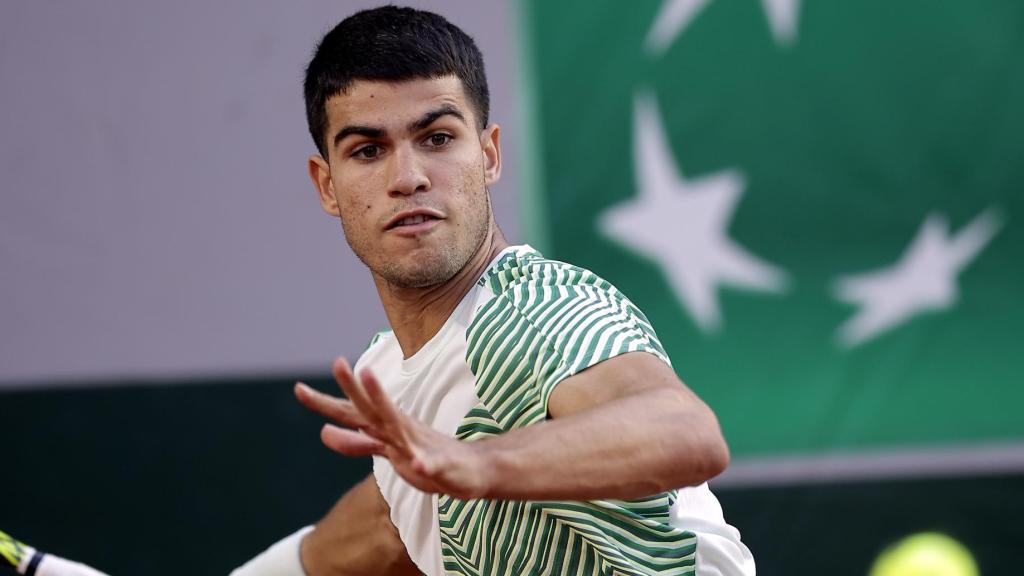 Carlos Alcaraz, en Roland Garros 2023