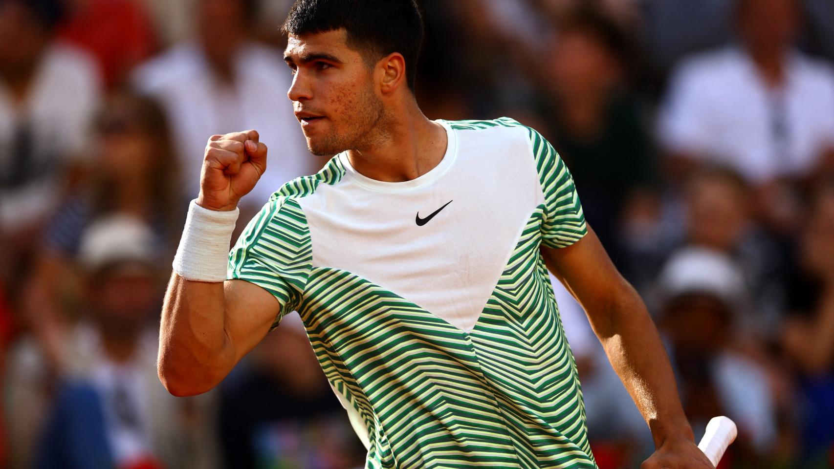 Carlos Alcaraz, en Roland Garros 2023