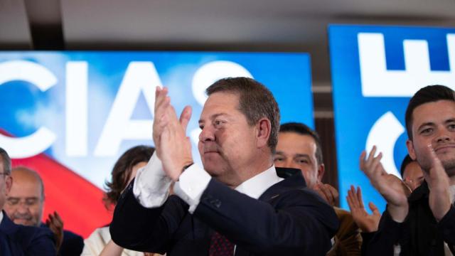 Emiliano García-Page, tras su victoria electoral