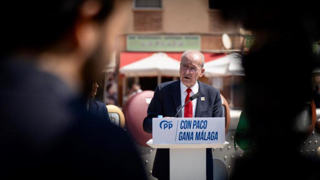 Francisco de la Torre, en un momento de la campaña electoral.