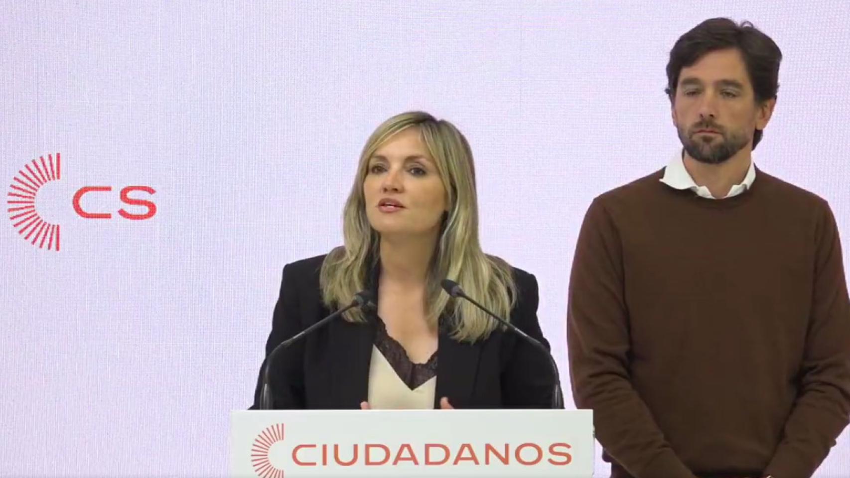 Patricia Guasp en su comparecencia de este lunes.
