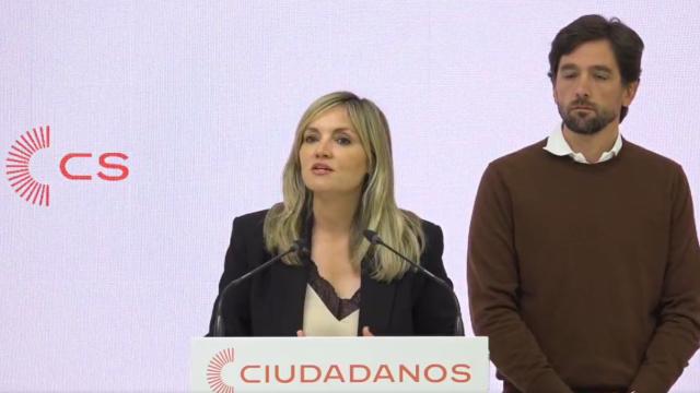 Patricia Guasp en su comparecencia de este lunes.