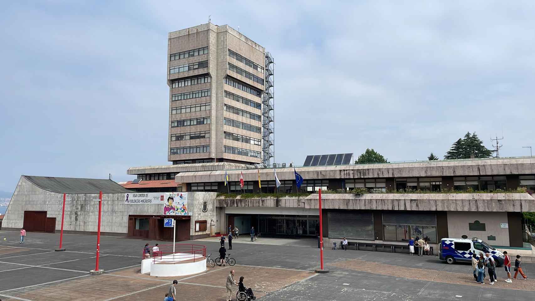 Edificio del Ayuntamiento de Vigo, en la Plaza del Rei.