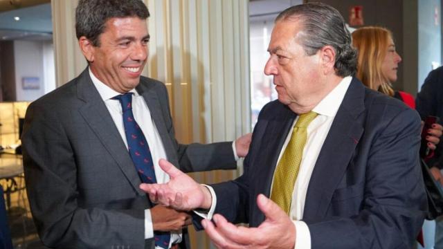 Salvador Navarro, Carlos Mazón y Alberto Núñez Feijóo, en imagen de archivo.