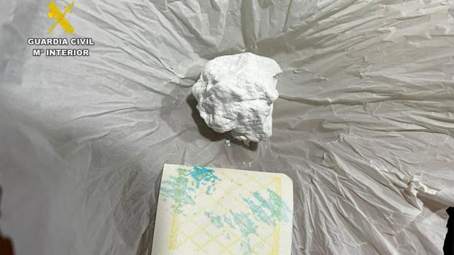 La droga intervenida.