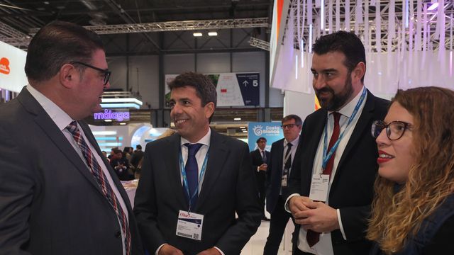 Carlos Mazón y José Mancebo, en la última edición de Fitur.