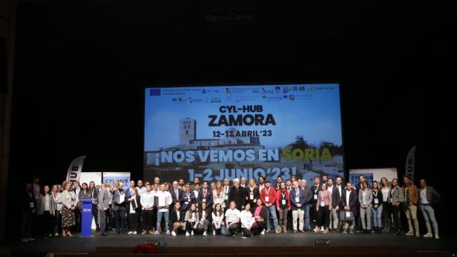 Imagen de los premiados en el último encuentro CylHub que se desarrolló en Zamora